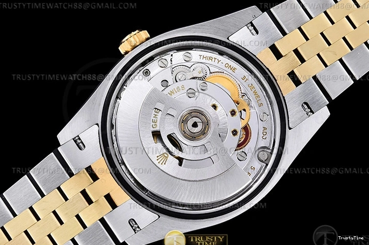 0517 RDJ0450A – DJ 36mm Jub Flt 904L YG SS P-Gold Stk VSF VS Comfortable 764